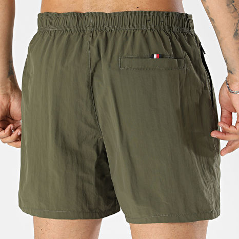 Tommy Hilfiger - Short De Bain Medium Drawstring 3748 Vert Kaki