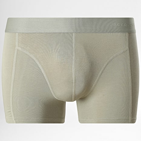 Jack And Jones - Pack de 3 Boxers Bamboo Solid Beige Verde Azul Marino
