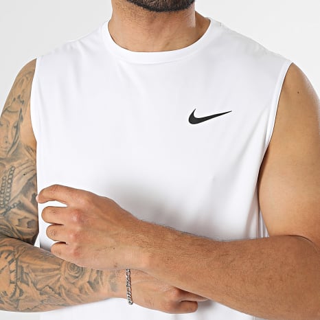 Nike - Ensemble Débardeur Et Short De Bain Nessa 585 560 Blanc Noir