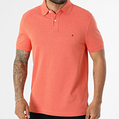 Tommy Hilfiger - Polo Manches Courtes Regular Fit 1985 7770 Orange