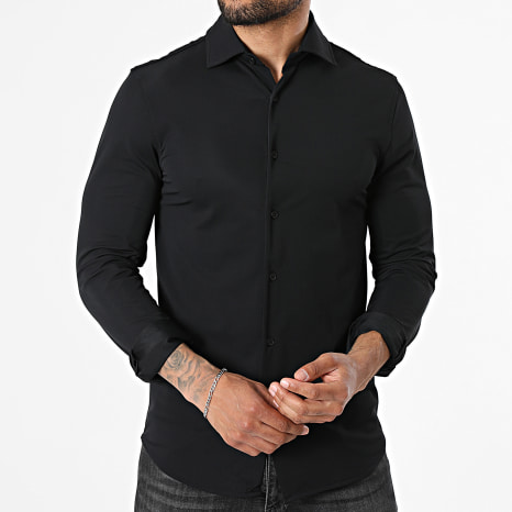 Frilivin - Camisa mangas largas 656 Negro