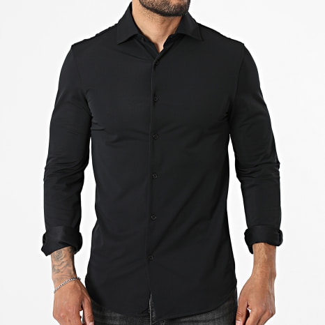 Frilivin - Camisa mangas largas 656 Negro