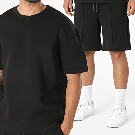 Ikao - Ensemble Tee Shirt Et Short Jogging 675 Noir