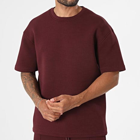 Ikao - Ensemble Tee Shirt Et Pantalon Jogging 674 Bordeaux