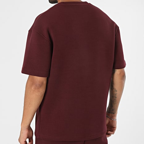 Ikao - Ensemble Tee Shirt Et Pantalon Jogging 674 Bordeaux