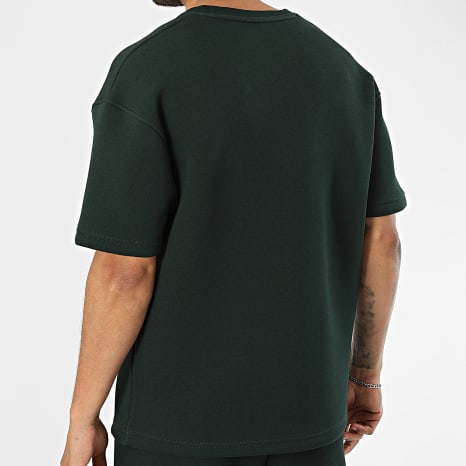 Ikao - Ensemble Tee Shirt Et Pantalon Jogging 674 Vert Foncé