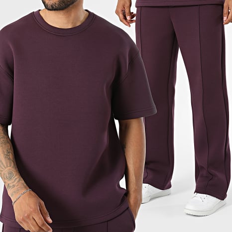 Ikao - Ensemble Tee Shirt Et Pantalon Jogging 674 Violet