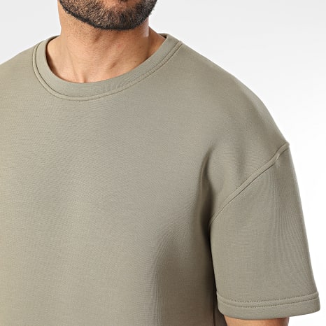 Ikao - Ensemble Tee Shirt Et Pantalon Jogging 674 Vert Kaki