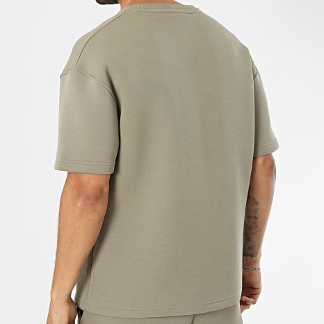 Ikao - Ensemble Tee Shirt Et Pantalon Jogging 674 Vert Kaki