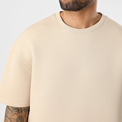 Ikao - Ensemble Tee Shirt Et Pantalon Jogging 674 Beige