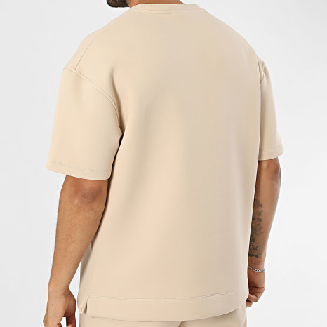 Ikao - Ensemble Tee Shirt Et Pantalon Jogging 674 Beige