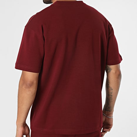 Ikao - Ensemble Tee Shirt Et Pantalon Jogging 142 Bordeaux