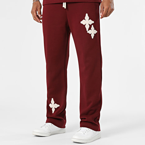 Ikao - Ensemble Tee Shirt Et Pantalon Jogging 142 Bordeaux