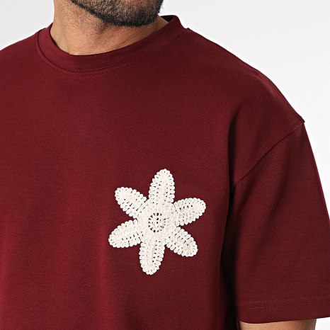 Ikao - Ensemble Tee Shirt Et Pantalon Jogging 087 Bordeaux