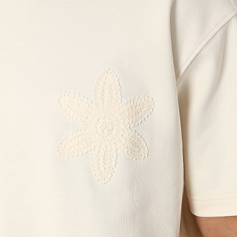 Ikao - Ensemble Tee Shirt Et Pantalon Jogging 087 Beige Clair