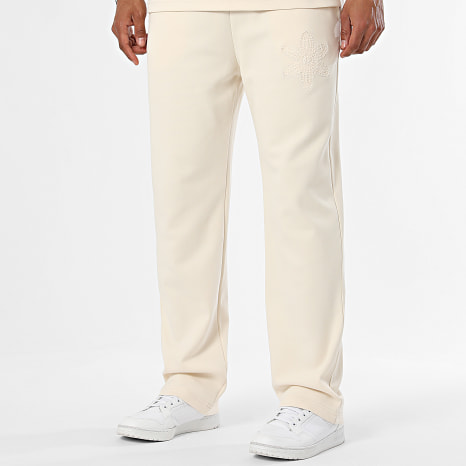 Ikao - Ensemble Tee Shirt Et Pantalon Jogging 087 Beige Clair