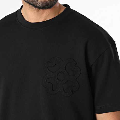 Ikao - Ensemble Tee Shirt Et Pantalon Jogging 143 Noir