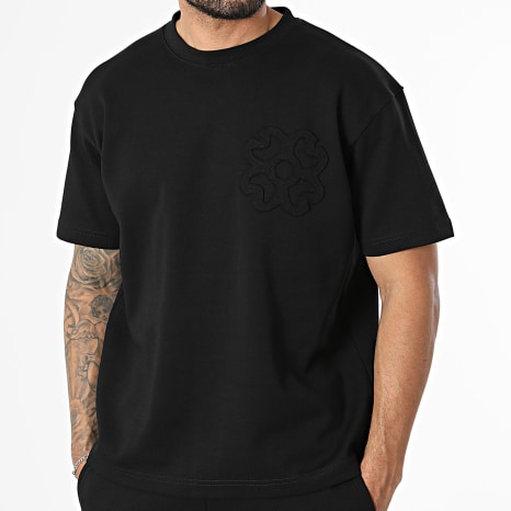 Ikao - Ensemble Tee Shirt Et Pantalon Jogging 143 Noir
