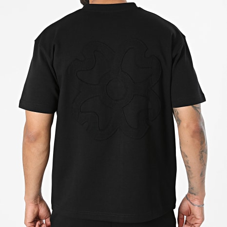 Ikao - Ensemble Tee Shirt Et Pantalon Jogging 143 Noir