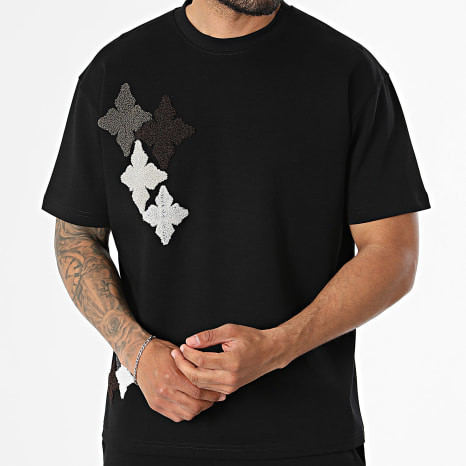 Ikao - Ensemble Tee Shirt Et Pantalon Jogging 105 Noir