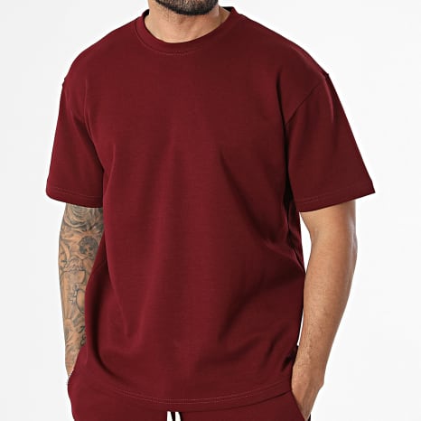 Ikao - Ensemble Tee Shirt Et Pantalon Jogging 141 Bordeaux