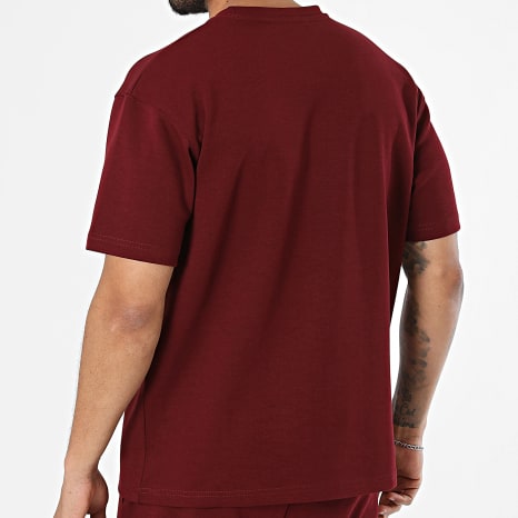 Ikao - Ensemble Tee Shirt Et Pantalon Jogging 141 Bordeaux
