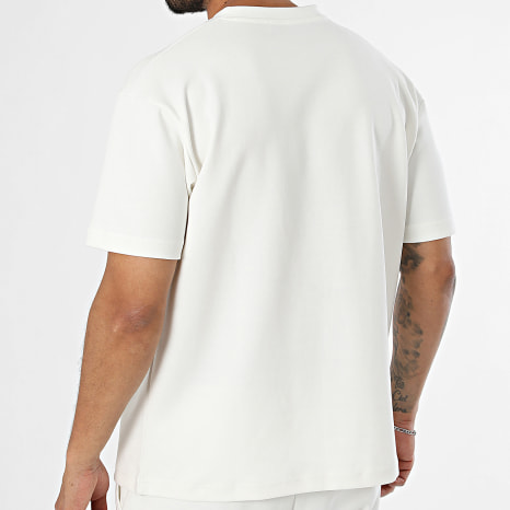 Ikao - Ensemble Tee Shirt Et Pantalon Jogging 138 Beige Clair