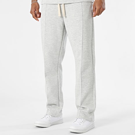 Ikao - Ensemble Polo Manches Courtes Et Pantalon Jogging 597 Gris Chiné