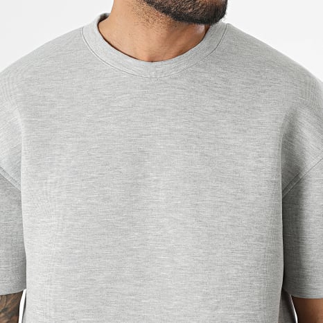 Ikao - Ensemble Tee Shirt Et Pantalon Jogging 674 Gris Chiné
