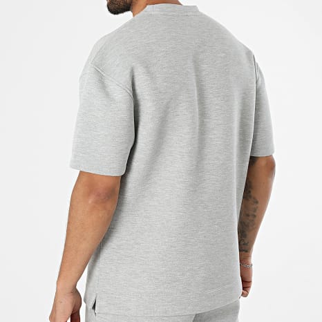 Ikao - Ensemble Tee Shirt Et Pantalon Jogging 674 Gris Chiné