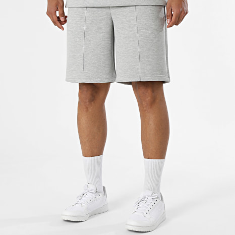 Ikao - Ensemble Tee Shirt Et Short Jogging 675 Gris Chiné