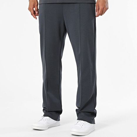 Ikao - Ensemble Polo Manches Courtes Et Pantalon Jogging 070 Gris Anthracite