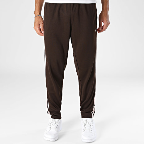 Adidas Originals - Pantalon Jogging A Bandes SST TP KE3513 Marron Rose