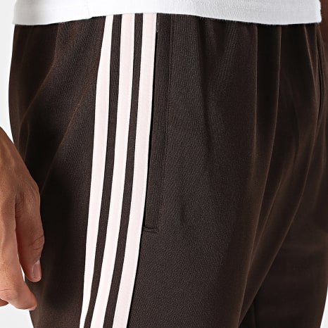 Adidas Originals - Pantalon Jogging A Bandes SST TP KE3513 Marron Rose