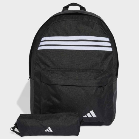 Adidas Sportswear - Lot Sac A Dos Et Trousse Classic Unisex 3 Stripes Horizontal JZ3321 Noir
