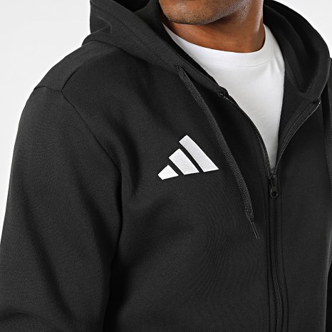 Adidas Sportswear - Sweat Capuche Zippé Entrada 26 KF5945 Noir
