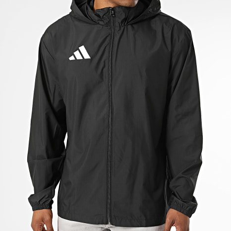 Adidas Sportswear - Coupe-Vent Capuche Zippé Entrada 26 KQ9074 Noir