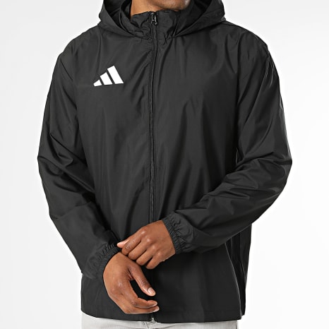 Adidas Sportswear - Coupe-Vent Capuche Zippé Entrada 26 KQ9074 Noir