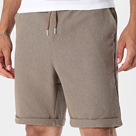 Frilivin - Short Chino 637 Beige Foncé Chiné