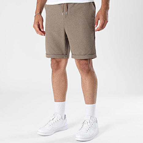 Frilivin - Short Chino 637 Beige Foncé Chiné