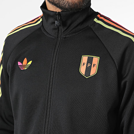 Adidas Originals - Veste Zippée A Bandes Perou Originals KA8593 Noir