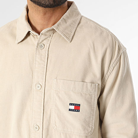 Tommy Jeans - Surchemise Oversize Brick Corduroy 1698 Beige