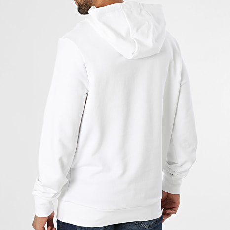 Tommy Hilfiger - Sweat Capuche Script Flag 3220 Blanc
