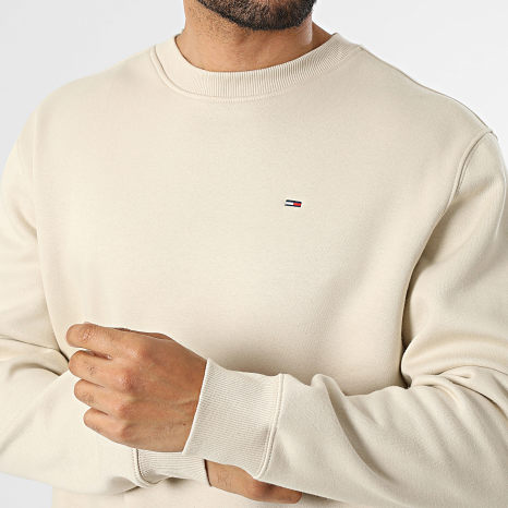 Tommy Jeans - Sweat Crewneck Flag 0741 Beige