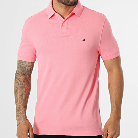 Tommy Hilfiger - Polo Manches Courtes Regular Fit 1985 7770 Rose
