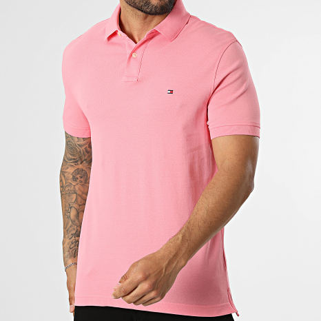 Tommy Hilfiger - Polo Manches Courtes Regular Fit 1985 7770 Rose