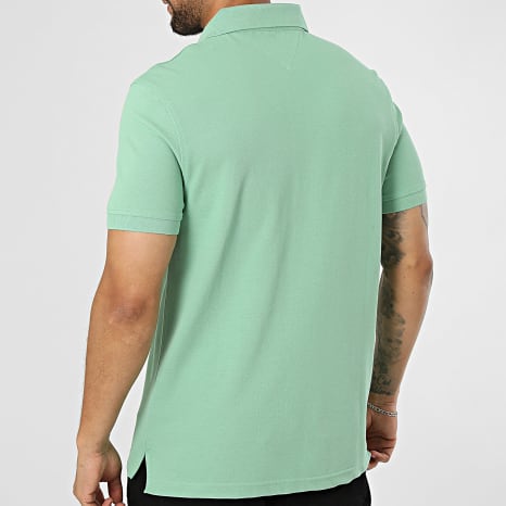 Tommy Hilfiger - Polo Manches Courtes Regular Fit 1985 7770 Vert Clair