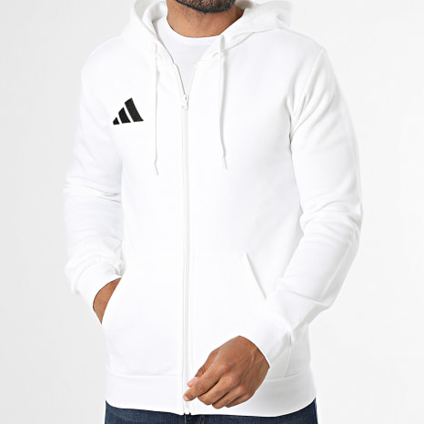 Adidas Sportswear - Sweat Capuche Zippé Entrada 26 KF5943 Blanc