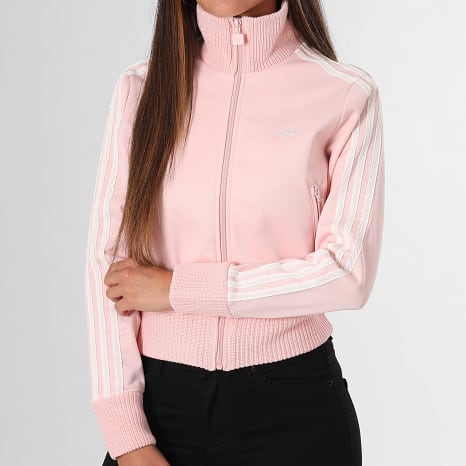 Adidas Originals - Veste Zippée A Bande Femme Firebird KD4321 Rose