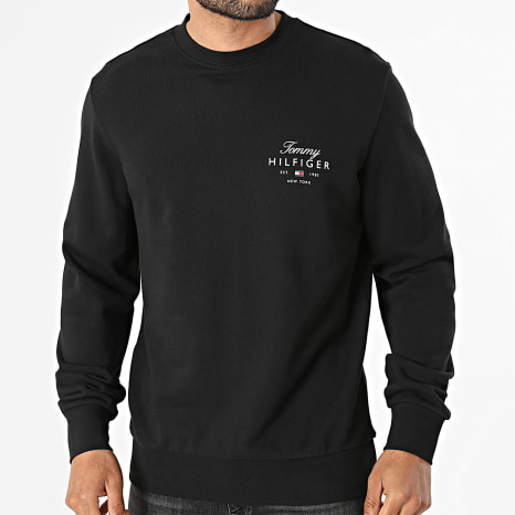 Tommy Hilfiger - Sweat Crewneck Script Stack 3218 Noir